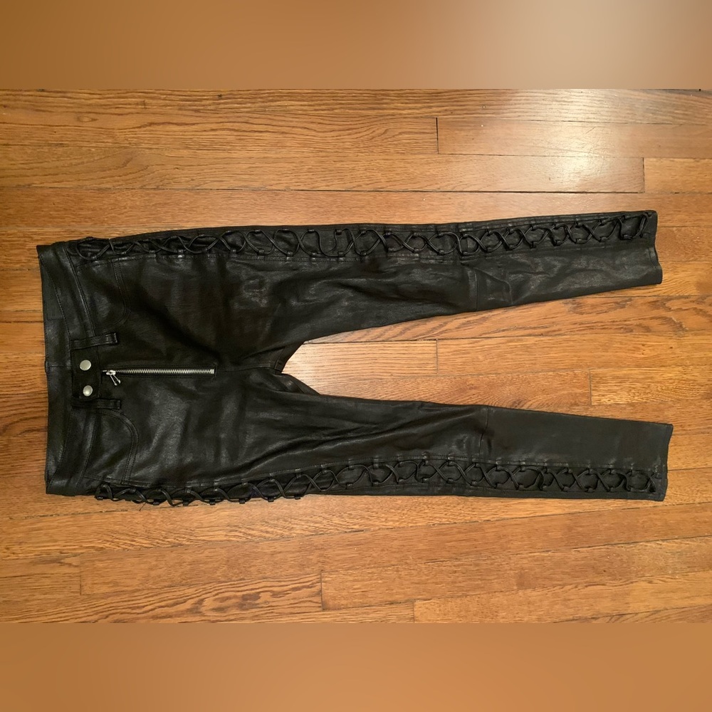 RARE - collector - RAG and BONE leather pant size 27 very great condition